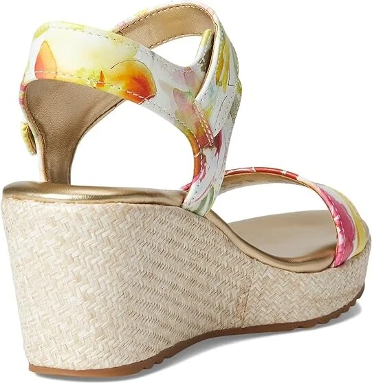 Naturalizer Stella Ankle Straps Women's Sandals Sunlight Floral Leather : 5.5 M (B) - Image 4