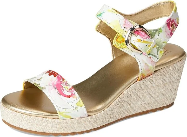Naturalizer Stella Ankle Straps Women's Sandals Sunlight Floral Leather : 5.5 M (B) - Image 5
