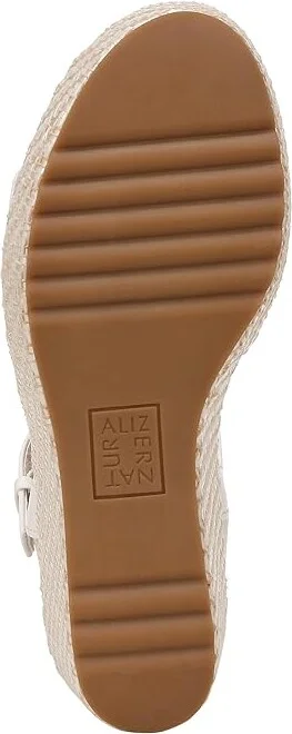 Naturalizer Stella Ankle Straps Women's Sandals Warm White Leather : 6.5 M (B), Leather/Rubber - Image 3