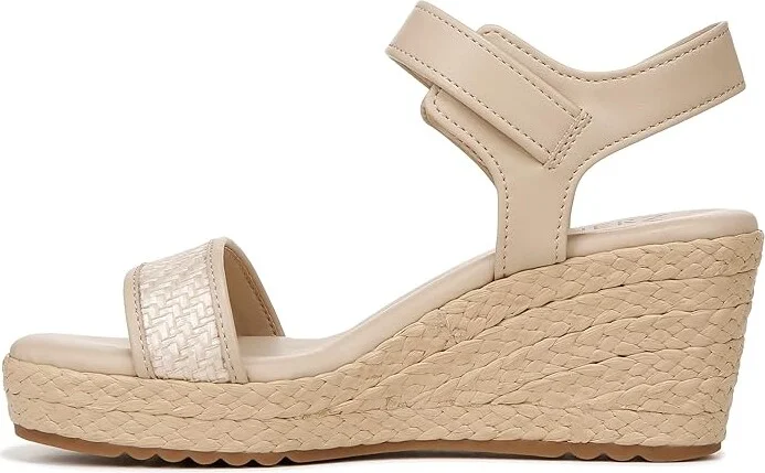 Naturalizer Stella2 Ankle Straps Women's Sandals Beige Fabric : 6.5 M (B) - Image 5