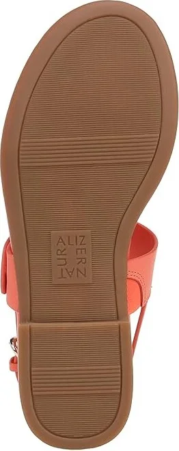 Naturalizer Taylor Slingbacks Women's Sandals Apricot Blush Leather : 6 M (B), Leather/Rubber - Image 3