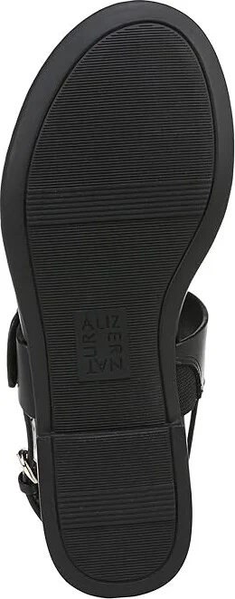 Naturalizer Taylor Slingbacks Women's Sandals Black Leather : 6 W (C), Leather/Rubber - Image 3