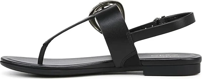 Naturalizer Taylor Slingbacks Women's Sandals Black Leather : 6 W (C), Leather/Rubber - Image 5