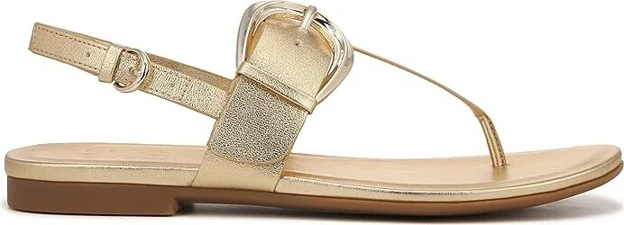 Naturalizer Taylor Slingbacks Women's Sandals Dark Gold Faux Leather : 6 W (C), Leather/Rubber - Image 6