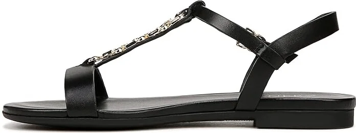 Naturalizer Teach Ankle Straps Women's Sandals Black Leather : 9.5 W (C), Leather/Rubber - Image 5