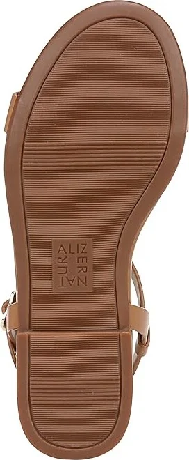 Naturalizer Teach Ankle Straps Women's Sandals Saddle Tan Leather : 5.5 M (B), Leather/Rubber - Image 3