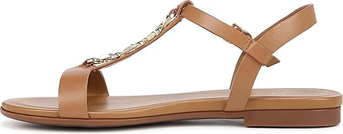 Naturalizer Teach Ankle Straps Women's Sandals Saddle Tan Leather : 5.5 M (B), Leather/Rubber - Image 5