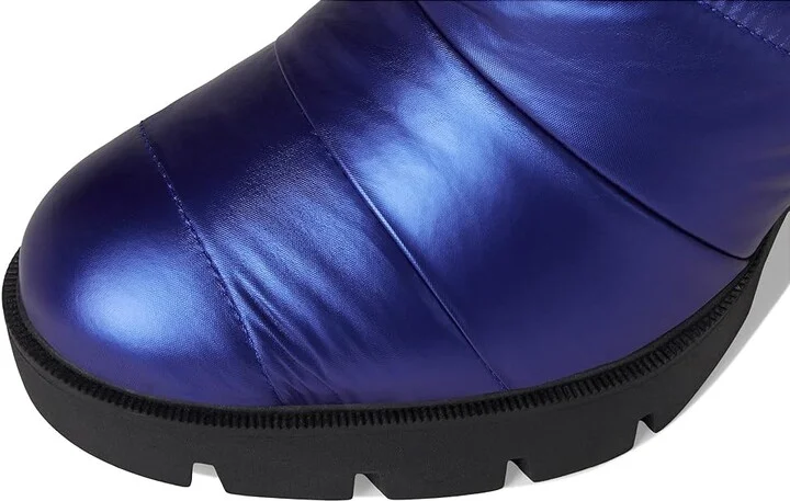 Naturalizer Think Royln x Naturalizer: Crosswalk Boot - Water Repellent Women's Boots Electric Blue Faux Leather : 9.5 M (B), Textile - Image 2