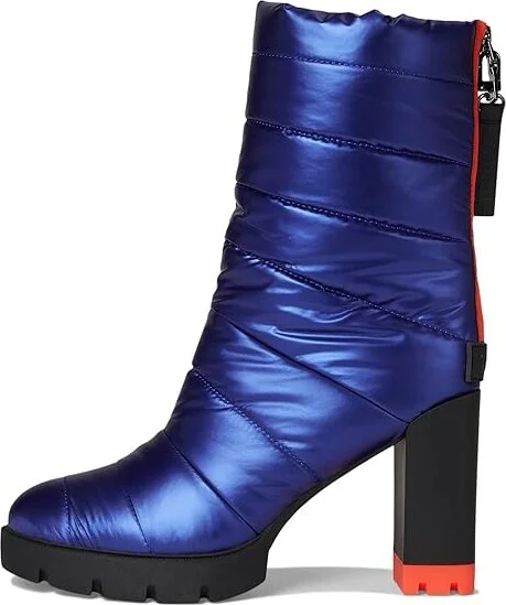 Naturalizer Think Royln x Naturalizer: Crosswalk Boot - Water Repellent Women's Boots Electric Blue Faux Leather : 9.5 M (B), Textile - Image 6