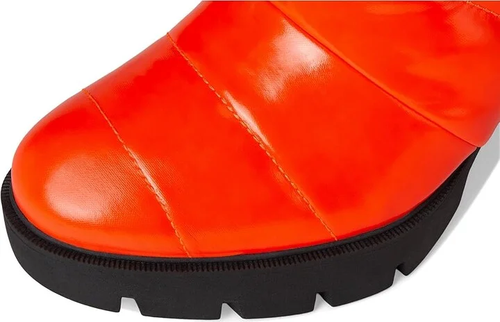 Naturalizer Think Royln x Naturalizer: Crosswalk Boot - Water Repellent Women's Boots Poppy Patent Faux Leather : 6 M (B), Textile - Image 2