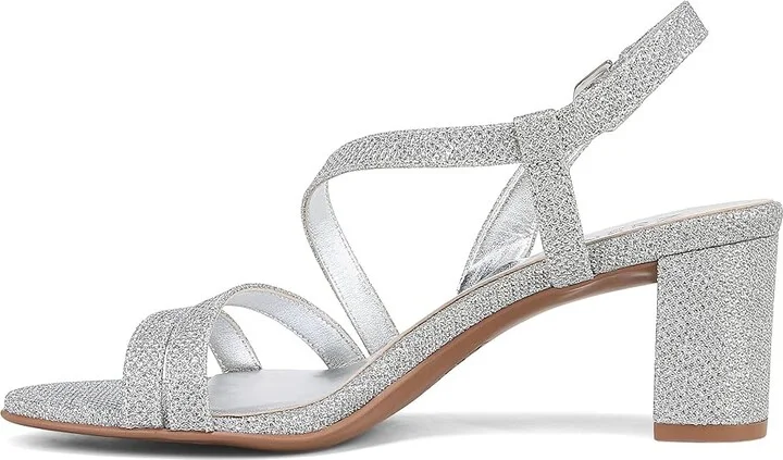 Naturalizer Vanessa Women's Shoes Silver Fab Fabric : 5 M (B), Leather - Image 6