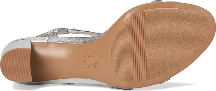 Naturalizer Vanessa3 Women's Sandals Silver Satin : 11 M (B), Leather/Satin - Image 3