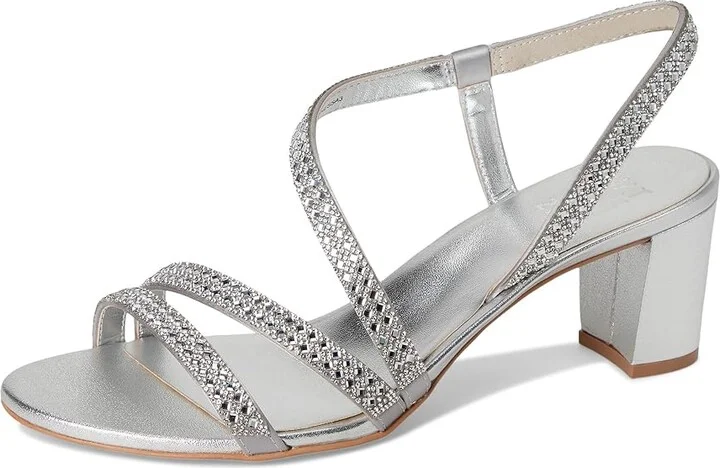 Naturalizer Vanessa3 Women's Sandals Silver Satin : 11 M (B), Leather/Satin - Image 5