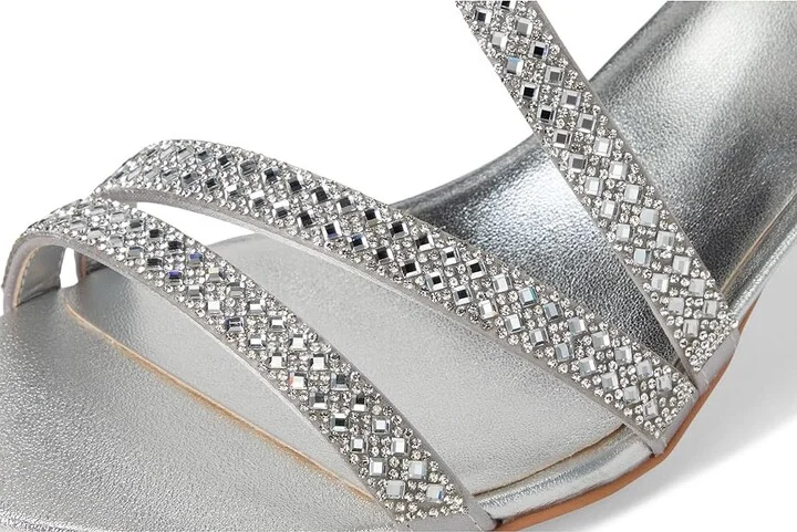 Naturalizer Vanessa3 Women's Sandals Silver Satin : 11 M (B), Leather/Satin - Image 7