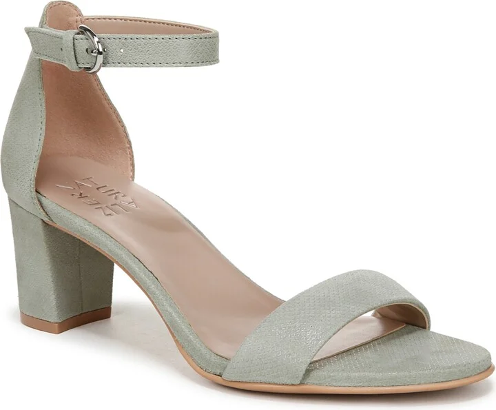 Pistachio Green Embossed Suede