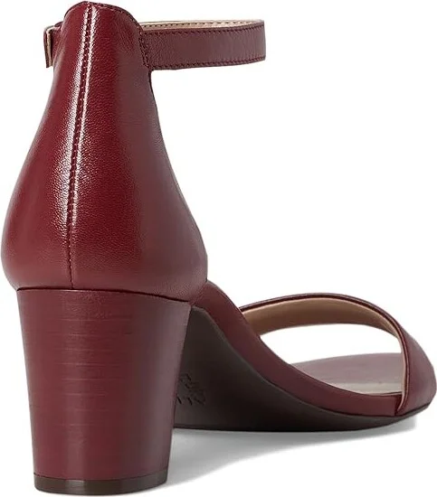 Naturalizer Vera Women's Dress Sandals Cranberry : 6.5 M (B), Leather - Image 4