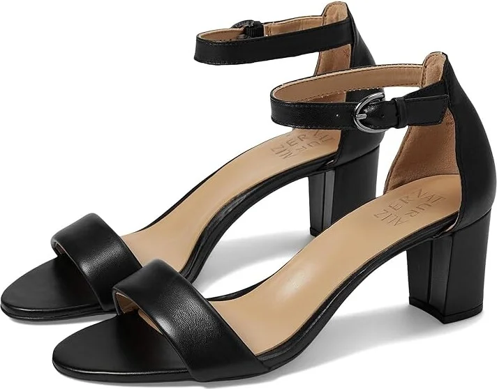 Naturalizer Vera Women's Shoes Black Leather : 9.5 W (C)