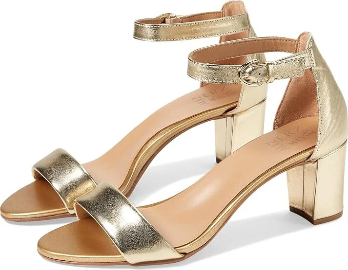 Dark Gold Metallic Leather