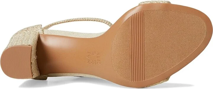 Naturalizer Vera Women's Shoes Natural Gold Woven Fabric : 9 N (AA), Leather - Image 3