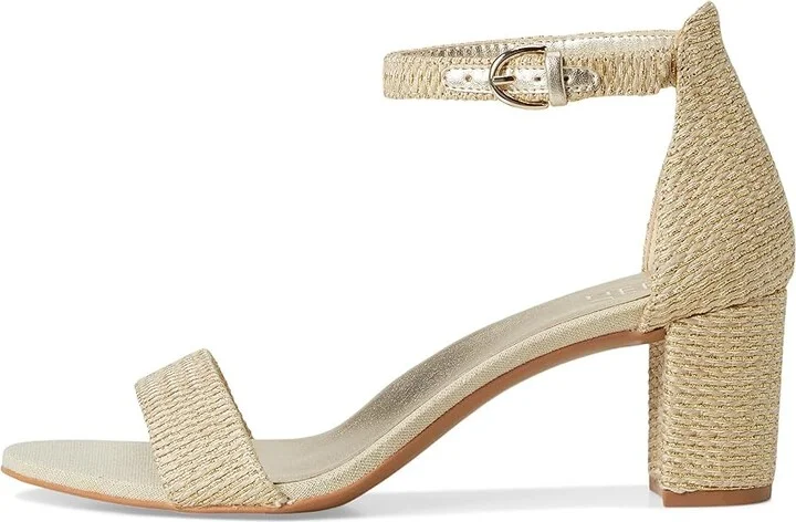Naturalizer Vera Women's Shoes Natural Gold Woven Fabric : 9 N (AA), Leather - Image 6