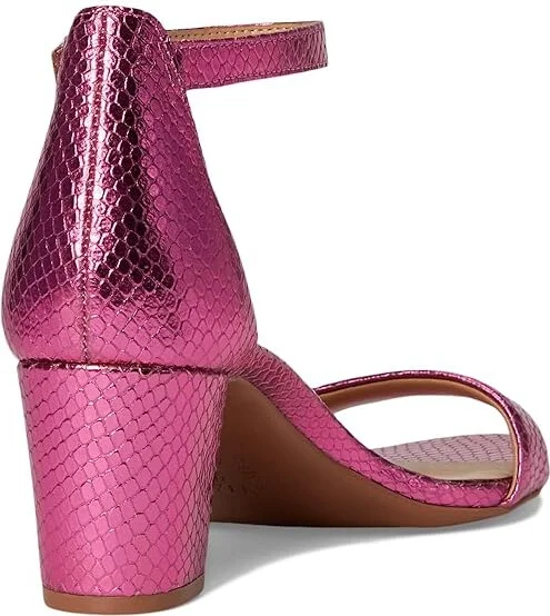 Naturalizer Vera Women's Shoes Pink Metallic Snake Print Leather : 6 M (B) - Image 4