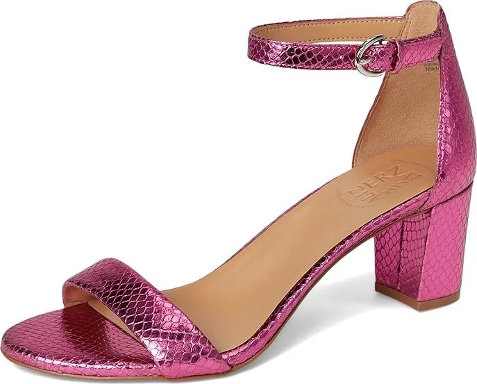Naturalizer Vera Women's Shoes Pink Metallic Snake Print Leather : 6 M (B) - Image 5