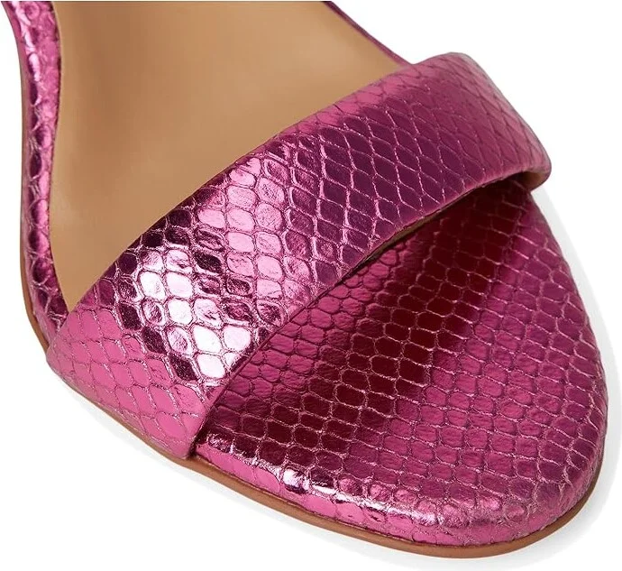 Naturalizer Vera Women's Shoes Pink Metallic Snake Print Leather : 6 M (B) - Image 7