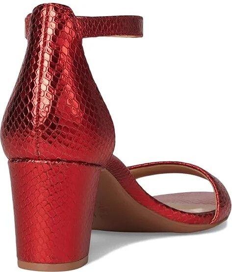 Naturalizer Vera Women's Shoes Red Metallic Snake Print Leather : 7.5 M (B) - Image 4