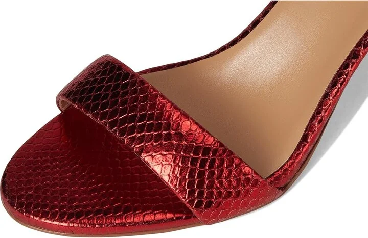 Naturalizer Vera Women's Shoes Red Metallic Snake Print Leather : 7.5 M (B) - Image 7