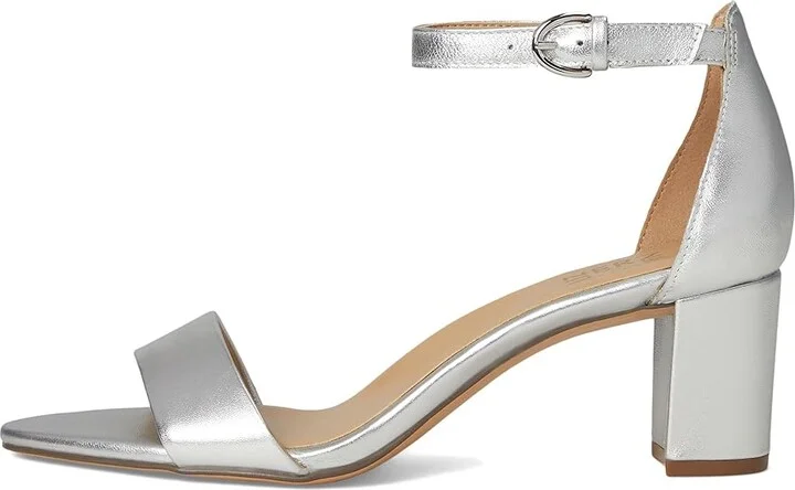 Naturalizer Vera Women's Shoes Silver Leather : 8 WW (E) - Image 6