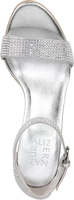 Naturalizer Vera Women's Shoes Silver Satin : 10 W (C), Synthetic - Image 2