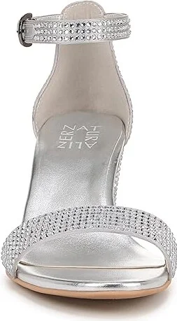 Naturalizer Vera Women's Shoes Silver Satin : 10 W (C), Synthetic - Image 4