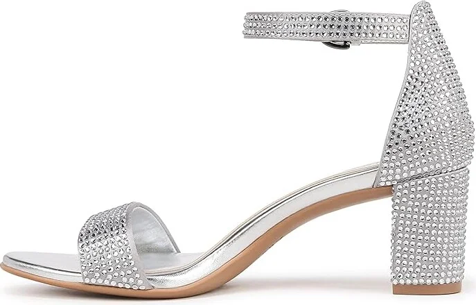 Naturalizer Vera Women's Shoes Silver Satin : 10 W (C), Synthetic - Image 5