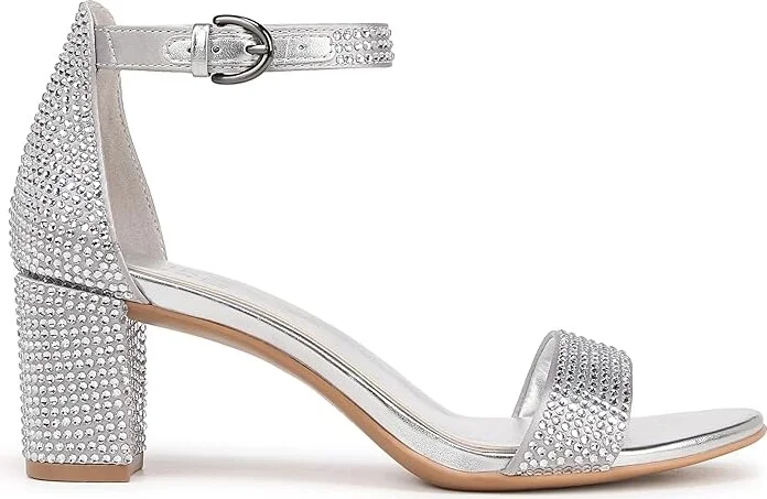 Naturalizer Vera Women's Shoes Silver Satin : 10 W (C), Synthetic - Image 6
