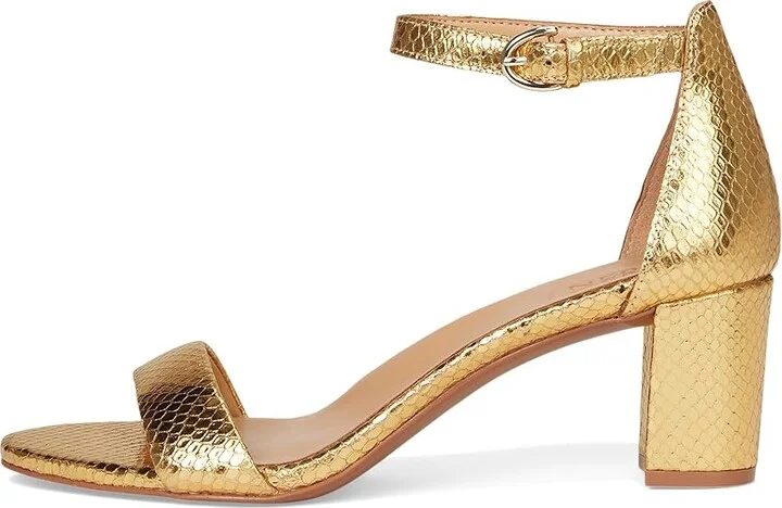 Naturalizer Vera Women's Shoes Yellow Metallic Snake Print Leather : 12 M (B) - Image 6