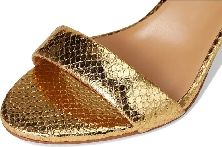 Naturalizer Vera Women's Shoes Yellow Metallic Snake Print Leather : 12 M (B) - Image 7