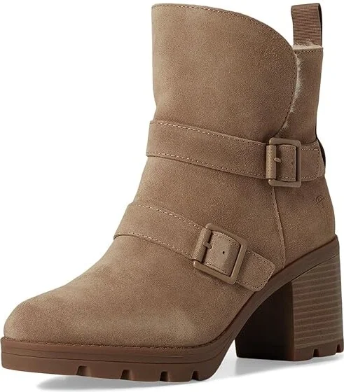 Naturalizer Verney-Moto Bootie - Water Repellent Women's Boots Warm Brown : 12 M (B), Leather/Suede/Textile - Image 5