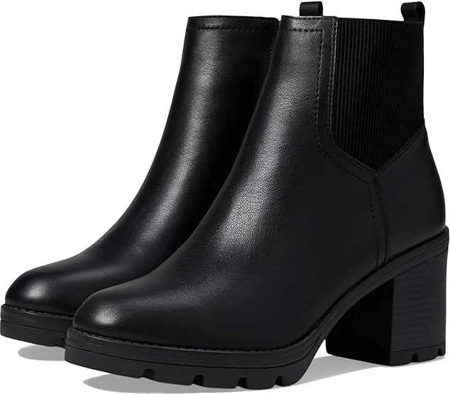 Naturalizer Verney Weatherproof Bootie Women's Shoes Black Leather : 9.5 W (C)