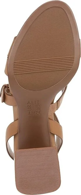 Naturalizer Veva Women's Sandals Saddle Tan Leather : 10 W (C) - Image 3