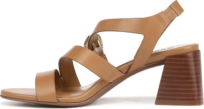 Naturalizer Veva Women's Sandals Saddle Tan Leather : 10 W (C) - Image 6