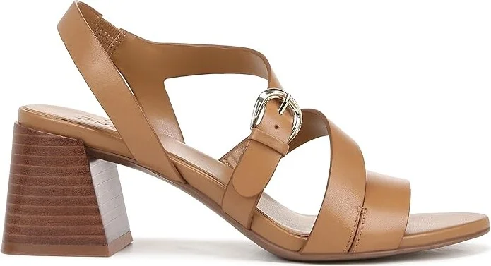 Naturalizer Veva Women's Sandals Saddle Tan Leather : 10 W (C) - Image 7