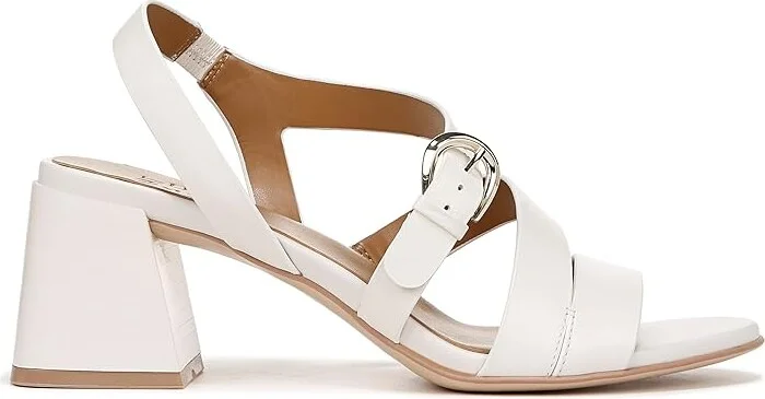 Naturalizer Veva Women's Sandals Warm White Leather : 10 M (B) - Image 7