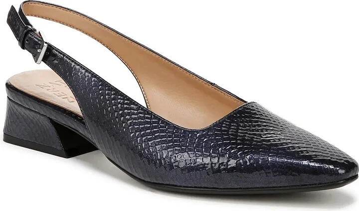 Navy Snake Print