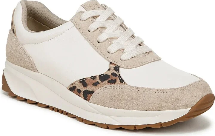 Off White/Beige/Leopard Print