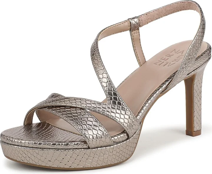 Pewter Snake Faux Leather