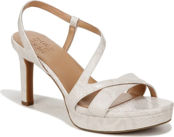 Beige Printed Snake Faux Leather