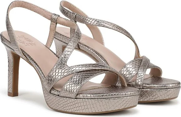Naturalizer Women's Abby Sandal Taupe Tan Smooth 6 W - Image 7