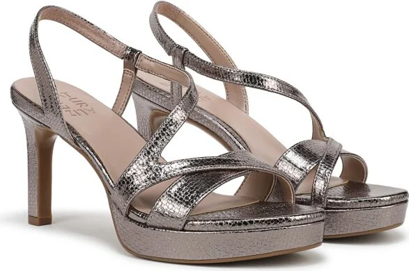 Naturalizer Women's Abby Sandal Taupe Tan Smooth 6 W - Image 8