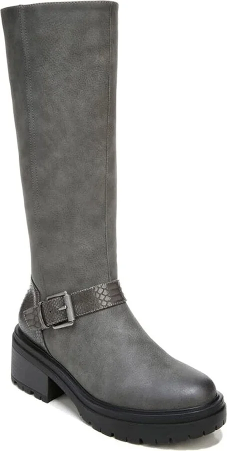 Naturalizer Womens Adler Knee High Boot Dark Taupe 10 M