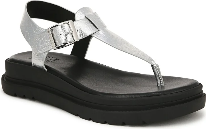 Naturalizer Women's Alyssa T-Strap Thong Platform Sandals